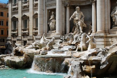 di trevi - ünlü Roma'nın yer çeşme