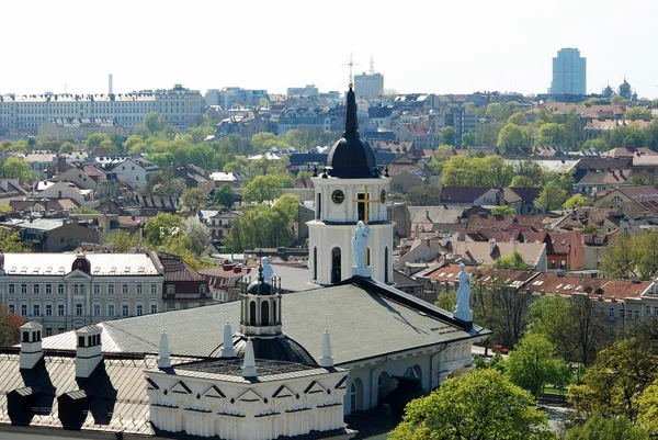 Θέα στην πόλη από το κάστρο gediminas Βίλνιους. — Φωτογραφία Αρχείου
