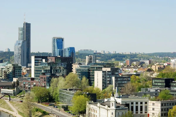 Vilnius město pohled z hradu gediminas — Stock fotografie