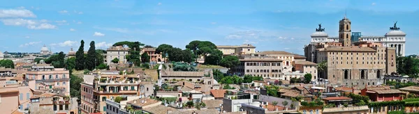 Palatino tepesi Antik Roma şehir havadan görünümü — Stok fotoğraf