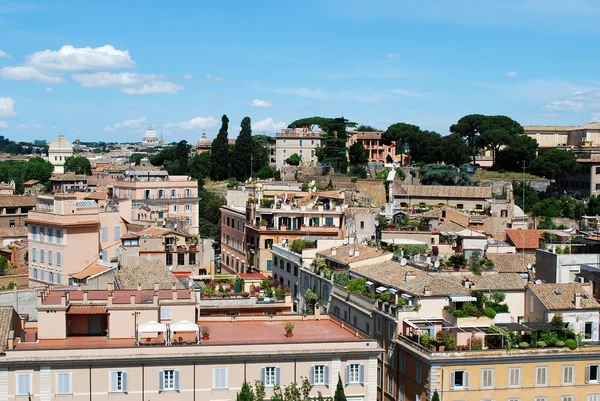 Palatino tepesi Antik Roma şehir havadan görünümü — Stok fotoğraf