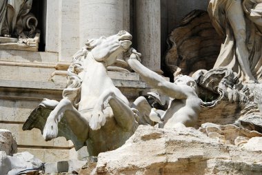 di trevi - ünlü Roma'nın yer çeşme