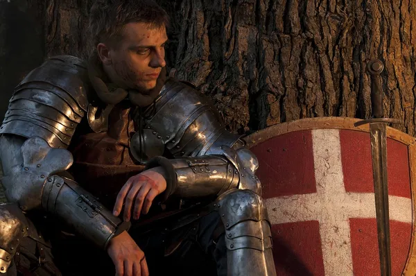 Şövalye kılıcı ile