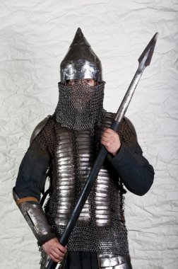 mızrağı elinde warrior