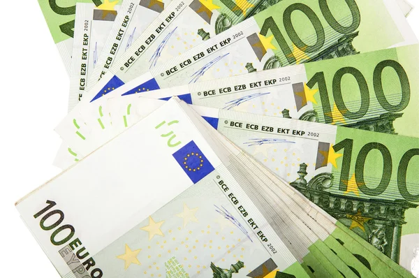 Bakgrund av euron räkningar — Stockfoto