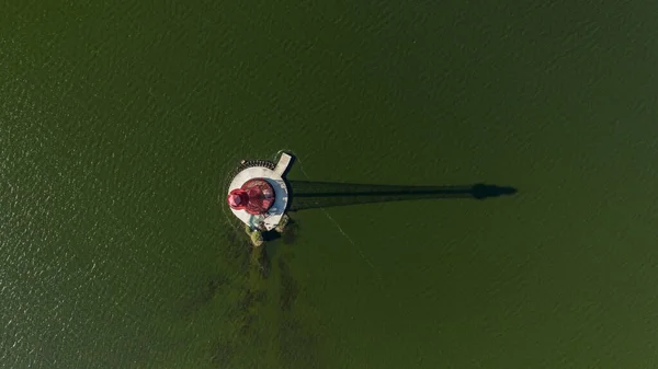 Der Leuchtturm Stanislav Adschigol Einer Landschaft Mit Wasser Schatten Des — Stockfoto