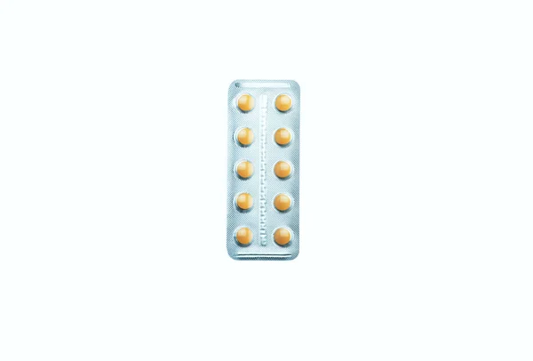 Packs Antibiotics Pills Top View Pills Packaging — Stock Photo, Image