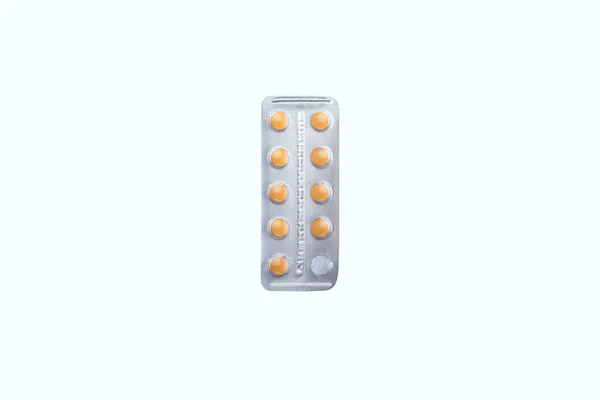 Embalagens Antibióticos Pílulas Vista Superior Embalagem Comprimidos — Fotografia de Stock