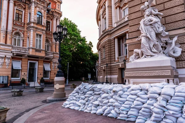 Odessa Ukraine July 2022 Theater Square Most Popular Tourist Spot — Stock Photo, Image