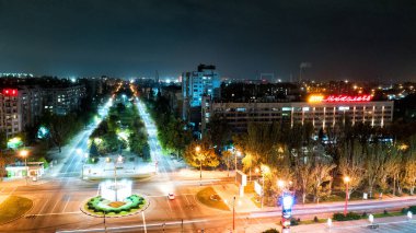 Nikolaev, Ukraine - July 13.11.2020: Photo of hotel 'Nikolaev' center of the city, before it ruined by Russian bombs, Ukraine.