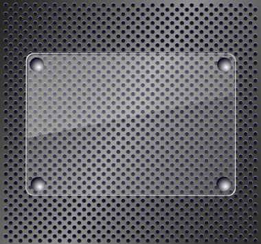 Metalik arka cam levha