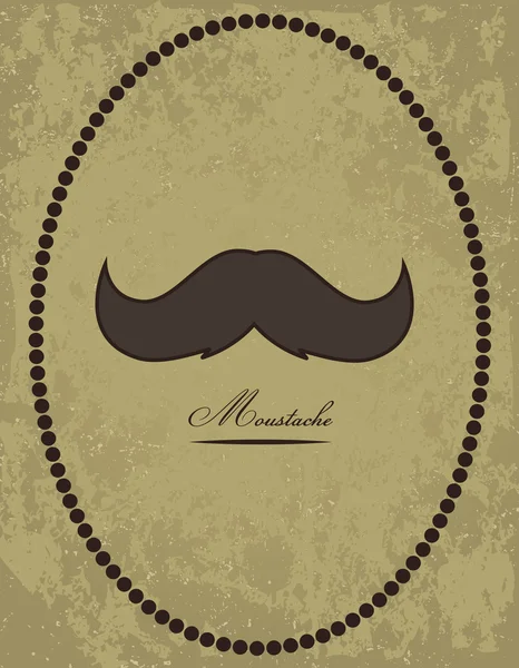 Moustache background — Stock Vector