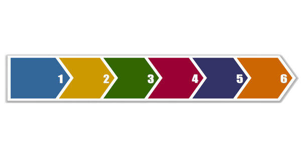 Флаг стрелы в шесть шагов
