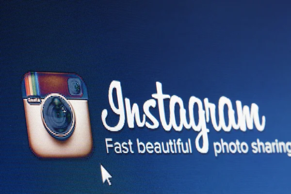 Brussel- 03. März: Instagram erreicht 100 Millionen Nutzer. Das schrieb Instagram-Mitgründer Kevin Systrom auf seinem Blog. am 03. März 2013 in Brüssel, Belgien — Stockbild Instagram-Screenshot — Stockfoto