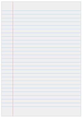 çizgili defter kağıt