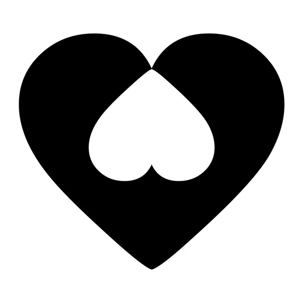 Design abstrait de coeur — Image vectorielle