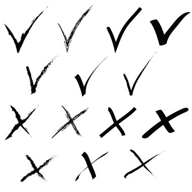 Grunge kene ve çapraz