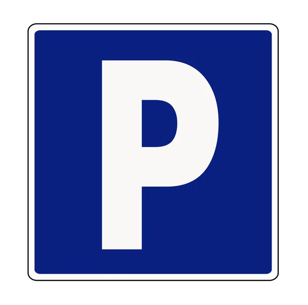 Autocar parking sign — Stock Vector