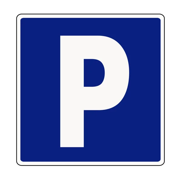 Parkovací značka Autocar — Stockový vektor