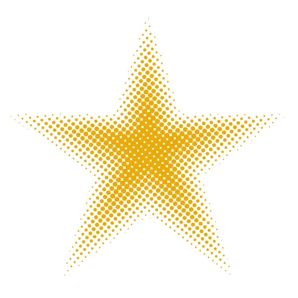 Polotón hvězdy — Stockový vektor