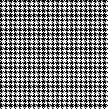 siyah-beyaz houndstooth arka plan - sorunsuz