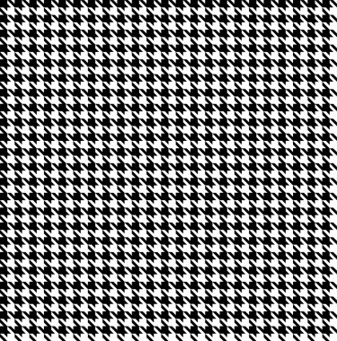 Black-white houndstooth background -seamless clipart