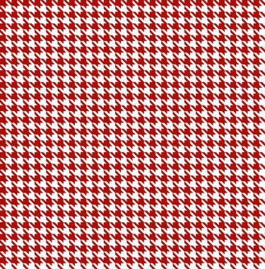 kırmızı-beyaz houndstooth arka plan - sorunsuz