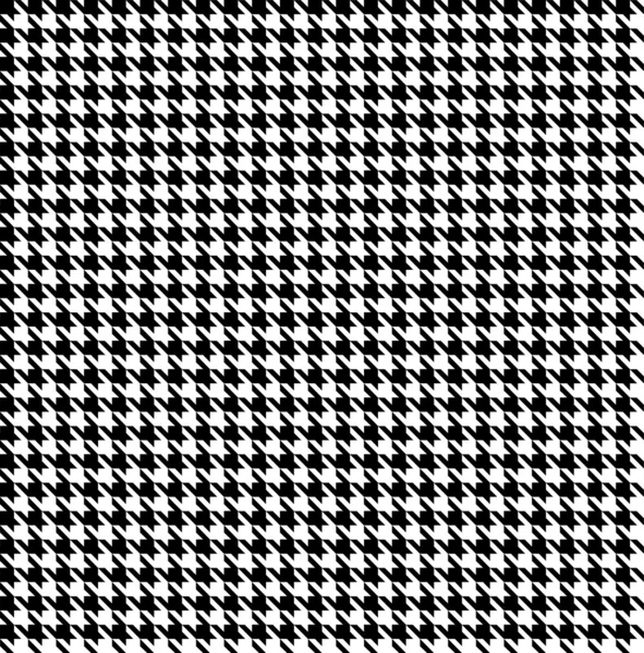 Black-white houndstooth background -seamless — Stock Vector