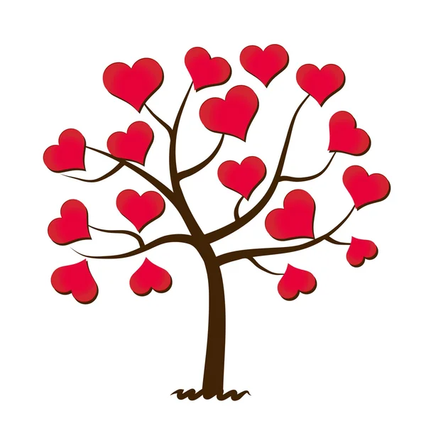 Baum der Liebe — Stockvektor