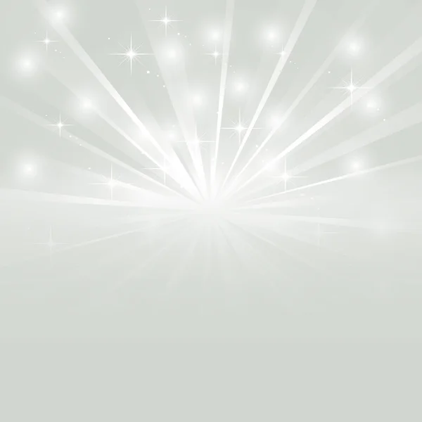 sparkles ile parlak sunburst