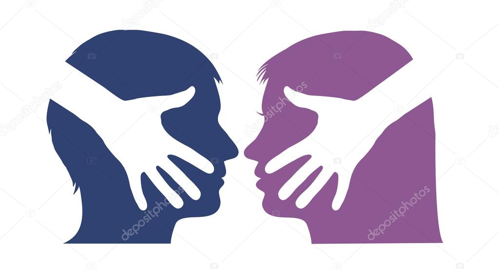 Hand shake between man and woman