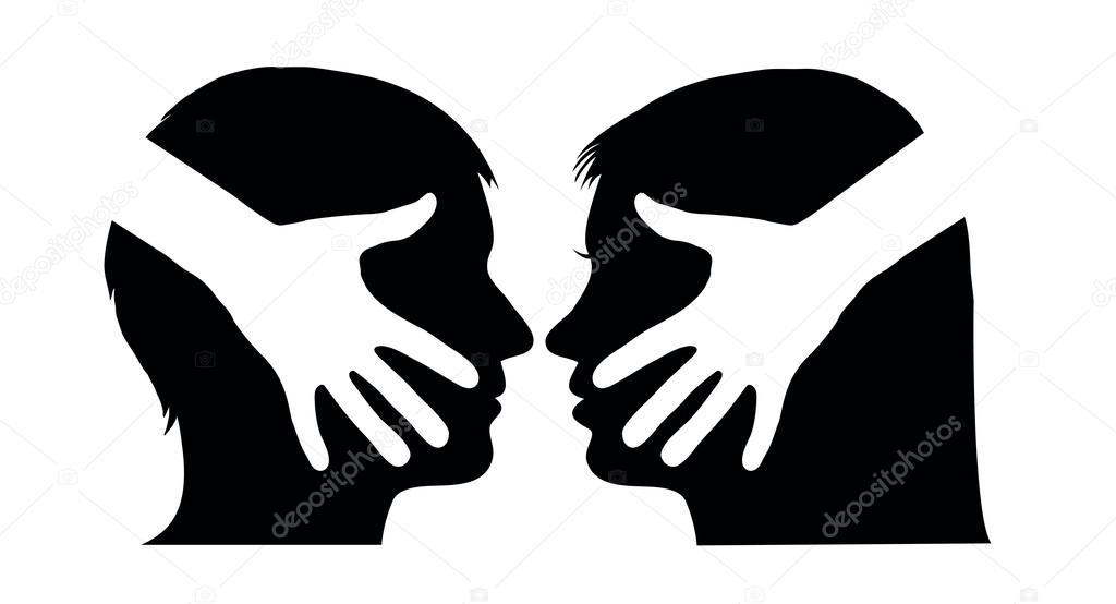 Hand shake between man and woman