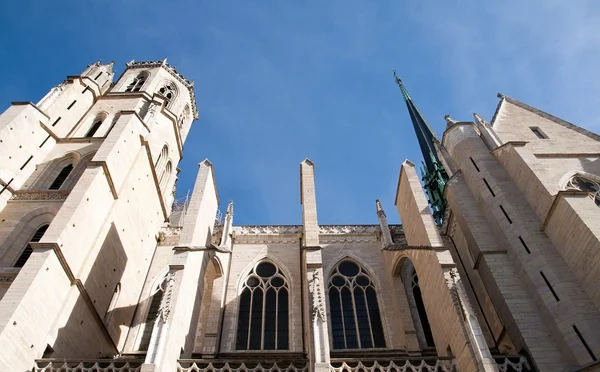 Cathedral Saint Bénigne (Dijon Côte-d'Or Burgundy France) — Stok fotoğraf