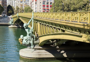Mirabeau Köprüsü, mühendislik çalışmalarını 19 yy (paris Fransa)