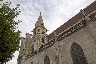 Church Holy Eusèbe, (saint Eusèbe) 12, 13 th century (Auxerre Bourgogne France)