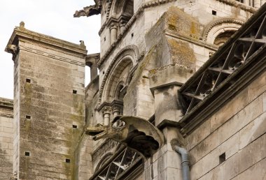 Gargoyle of the Church Saint Eusèbe 12, 13 th century (Auxerre Bourgogne France)