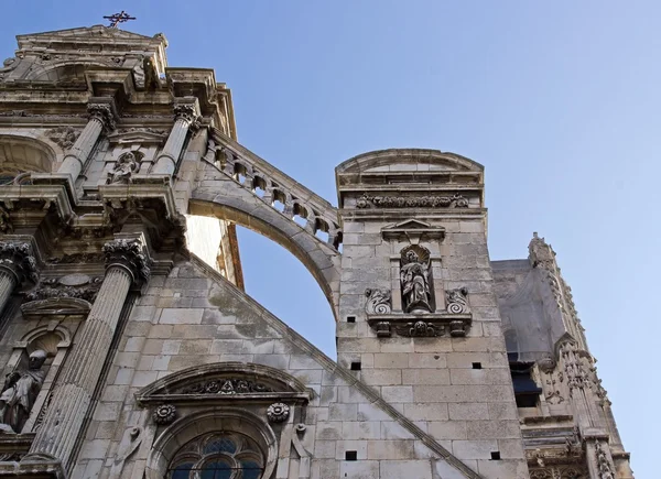 Kathedraal van auxerre Bourgondië Frankrijk — Stockfoto