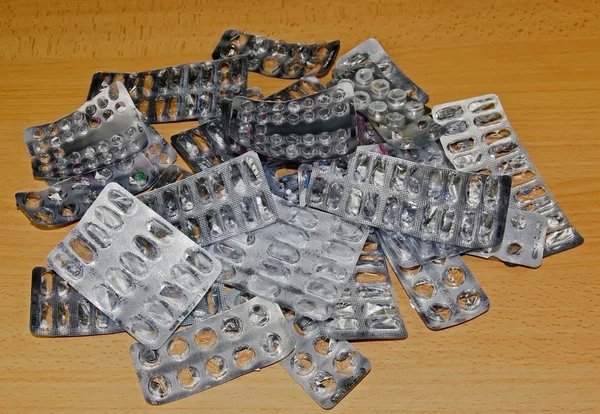 Hiány, gyógyszer, gyógyszer nélkül tabletta — Stock Fotó