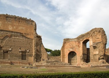 Termal hamamları caracalla, antik kalıntıları, Roma, İtalya