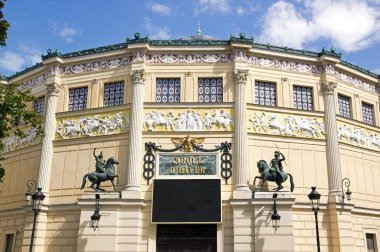 Cirque d'hiver, paris Fransa. İnşaat mimar tarafından yüzyılın ondokuzuncu yüzyılın: j. hittorff (d., bir bin yedi yüz doksan iki bin sekiz yüz altmış yedi öldü,)