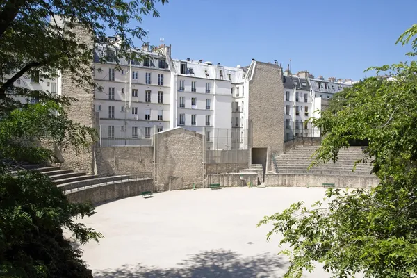 Arena di Lutetia, Parigi Gallo romano (Parigi Francia ) — Foto Stock