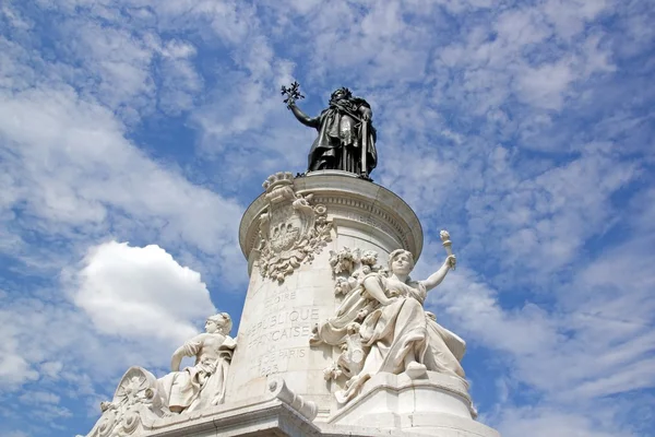 La République française, statue de la République (Paris France ) — Photo