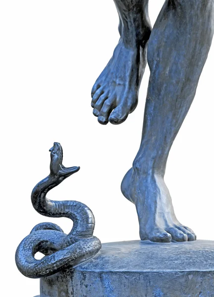 L'attacco del serpente, il serpente incantatore da parte dei borghesi milleottocentotrenta huit, milleottocentottantasei — Foto Stock