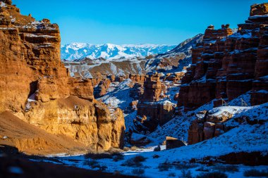 Charyn Kanyonu, Kazakistan 'ın Sharyn Nehri üzerinde bulunan bir kanyondur. Kanyon yaklaşık 154 kilometre uzunluğundadır.. 