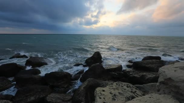 Mer Caspienne Est Grande Étendue Eau Intérieure Monde Souvent Décrite — Video