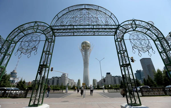 Nur Sultan Originally Known Akmolinsk Tselinograd Most Recently Astana Capital — Stock Photo, Image