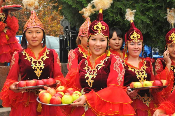 Almatský Den Stal Tradičním Svátkem Pro Obyvatele Almaty Nedílnou Součástí — Stock fotografie