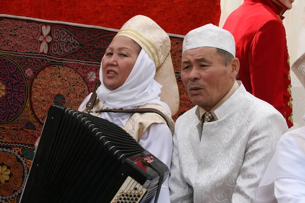 Nauryz Adalah Salah Satu Hari Libur Oriental Tertua Yang Kazakhstan — Stok Foto