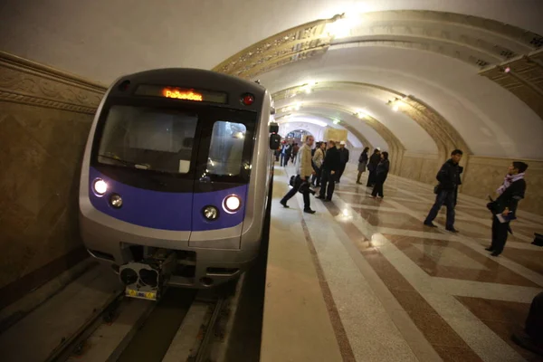 Almaty Metro Rapid Transit Metro System Almaty Kazakhstan First Phase — Stockfoto