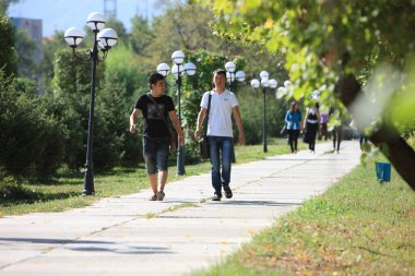 Kazakistan Ulusal Almaty Üniversitesi öğrencileri 09.09.2011.